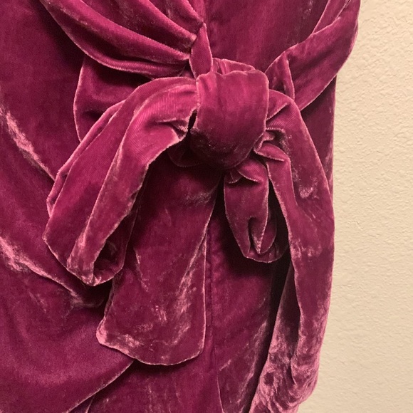 NWT free people purple velvet party ROMPER size large - Picture 2 of 15